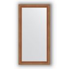 Зеркало в багетной раме - бронзовые бусы на дереве 60 мм, 55 х 105 см, Evoform - фото 306898302