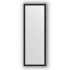 Зеркало в багетной раме - чёрный дуб 37 мм, 50 х 140 см, Evoform - фото 306898312