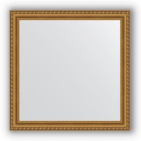 Зеркало в багетной раме - золотой акведук 61 мм, 74 х 74 см, Evoform