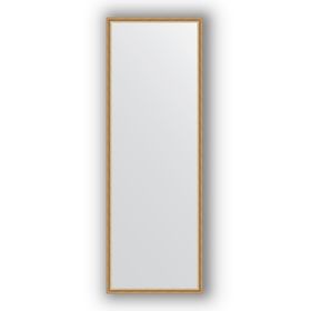 Зеркало в багетной раме - витое золото 28 мм, 48 х 138 см, Evoform