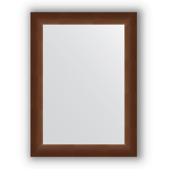 Зеркало в багетной раме - орех 65 мм, 56 х 76 см, Evoform