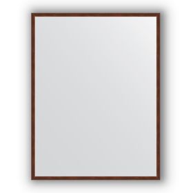 Зеркало в багетной раме - орех 22 мм, 68 х 88 см, Evoform