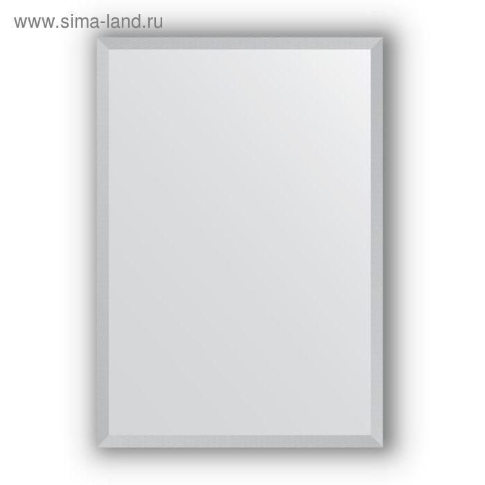 Зеркало в багетной раме - сталь 20 мм, 46 х 66 см, Evoform - Фото 1