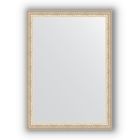 Зеркало в багетной раме - мельхиор 41 мм, 51 х 71 см, Evoform - фото 6051735