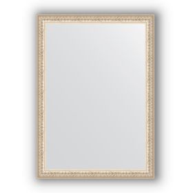 Зеркало в багетной раме - мельхиор 41 мм, 51 х 71 см, Evoform