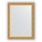 Зеркало в багетной раме - сусальное золото 47 мм, 52 х 72 см, Evoform - фото 306898452