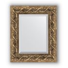 Зеркало с фацетом в багетной раме - фреска 84 мм, 46 х 56 см, Evoform - фото 6051739