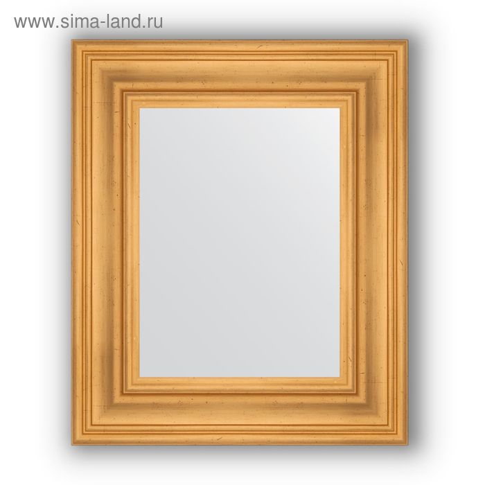 Зеркало в багетной раме - травленое золото 99 мм, 49 х 59 см, Evoform - Фото 1
