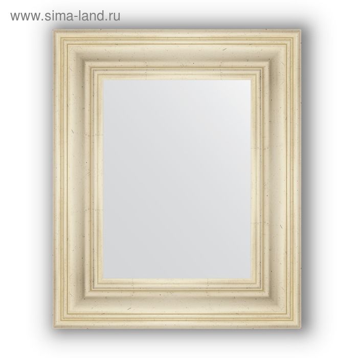Зеркало в багетной раме - травленое серебро 99 мм, 49 х 59 см, Evoform - Фото 1