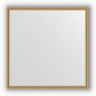 Зеркало в багетной раме - витое золото 28 мм, 68 х 68 см, Evoform - фото 306898490