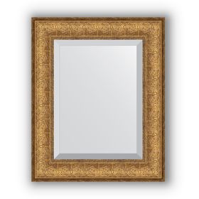 Зеркало с фацетом в багетной раме - медный эльдорадо 73 мм, 44 х 54 см, Evoform