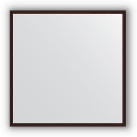 Зеркало в багетной раме - махагон 22 мм, 68 х 68 см, Evoform