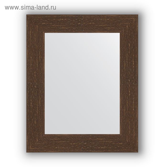 Зеркало в багетной раме - мозаика античная медь 70 мм, 43 х 53 см, Evoform - Фото 1
