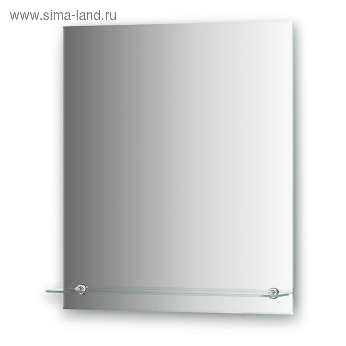 Зеркало с фацетом и полочкой 60 х 70 см, Evoform - Фото 1