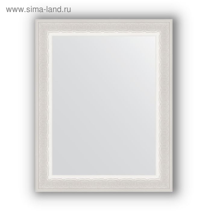 Зеркало в багетной раме - алебастр 48 мм, 39 х 49 см, Evoform - Фото 1
