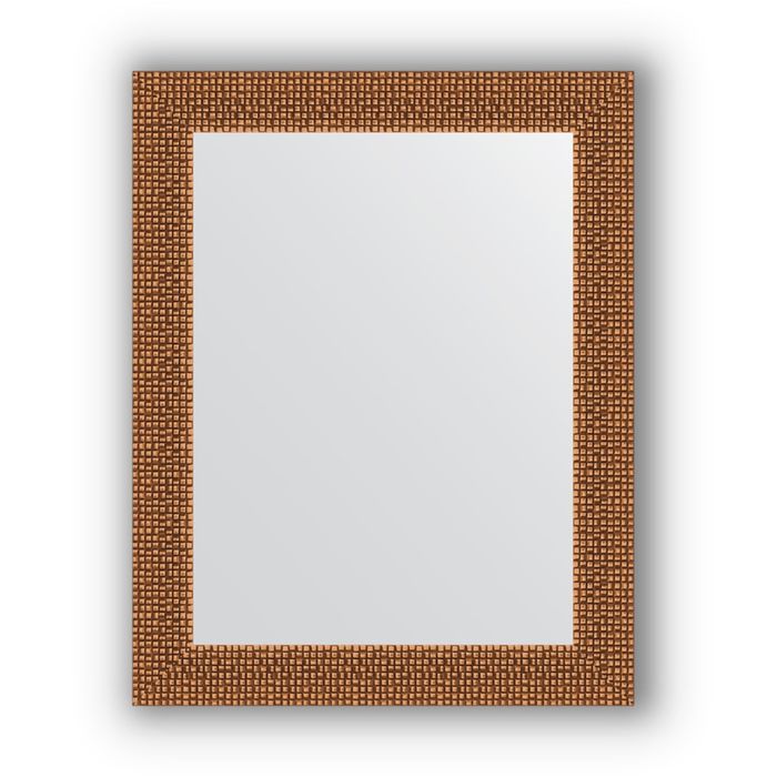 Зеркало в багетной раме - мозаика медь 46 мм, 38 х 48 см, Evoform