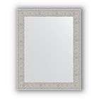 Зеркало в багетной раме - волна алюминий 46 мм, 38 х 48 см, Evoform - фото 300745476