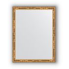 Зеркало в багетной раме - золотой бамбук 24 мм, 34 х 44 см, Evoform - фото 300745478