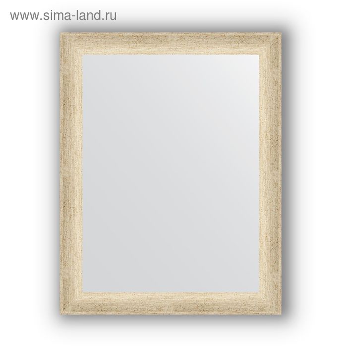 Зеркало в багетной раме - состаренное серебро 37 мм, 36 х 46 см, Evoform - Фото 1
