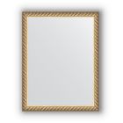 Зеркало в багетной раме - витая латунь 26 мм, 34 х 44 см, Evoform - фото 300745487