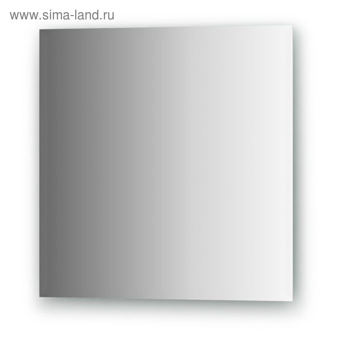 Зеркальная плитка с фацетом 15 мм, квадрат 50 х 50 см, серебро Evoform - Фото 1