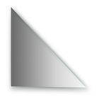 Зеркальная плитка с фацетом 15 мм, треугольник 50 х 50 см, серебро Evoform - фото 297886735