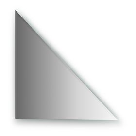 Зеркальная плитка с фацетом 10 мм, треугольник 50 х 50 см, серебро Evoform