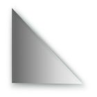 Зеркальная плитка с фацетом 15 мм, треугольник 40 х 40 см, серебро Evoform - фото 297886738