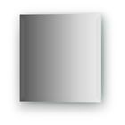 Зеркальная плитка с фацетом 15 мм, квадрат 25 х 25 см, серебро Evoform - фото 6051993