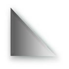 Зеркальная плитка с фацетом 15 мм, треугольник 25 х 25 см, серебро Evoform - фото 6051998