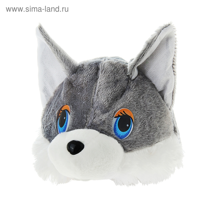 Карнавальная шляпа "Кот" серый - Фото 1