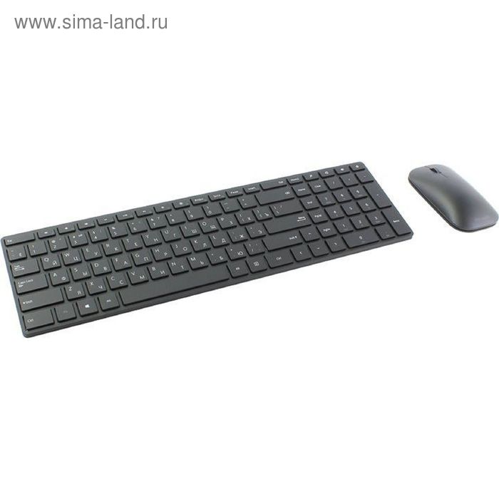 Комплект клавиатура и мышь Microsoft Designer 7N9-00018,bluetooth,мембранный,1000dpi,черный - Фото 1