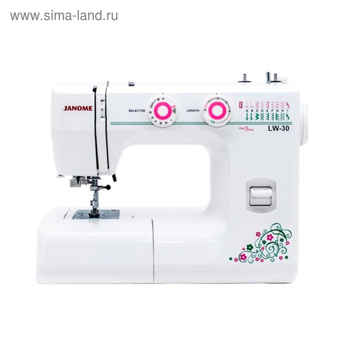 Швейная машина Janome LW-30, 19 операций, обметочная, потайная, эластичная строчка