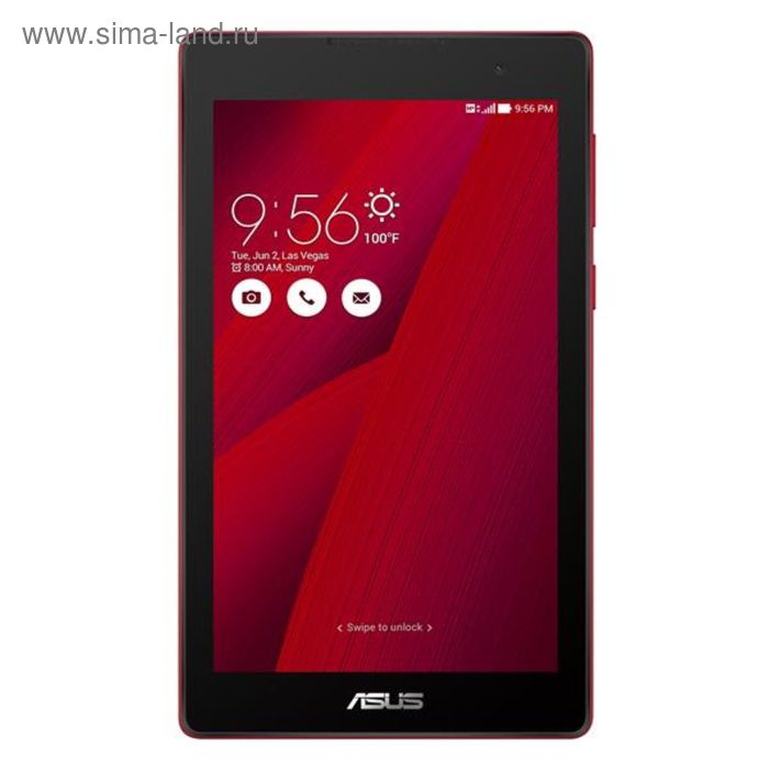 Планшет Asus ZenPad C Z170CG-1C016A Atom x3-C3230 (1.1) 4C,1024x600,3G,Android 5.0,красный - Фото 1