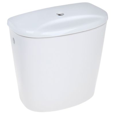 УЦЕНКА Бачок для унитаза «Универсал» с боковой подводкой, под шток, межосевое 13 см БЕЗ КРЫШКИ