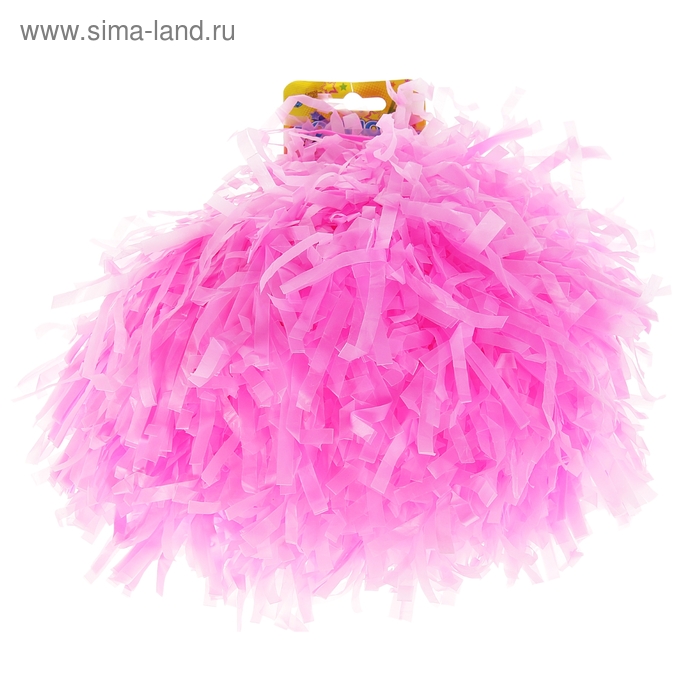 Карнавальный помпон, одевается на пальцы, цвет фиолетовый - Фото 1