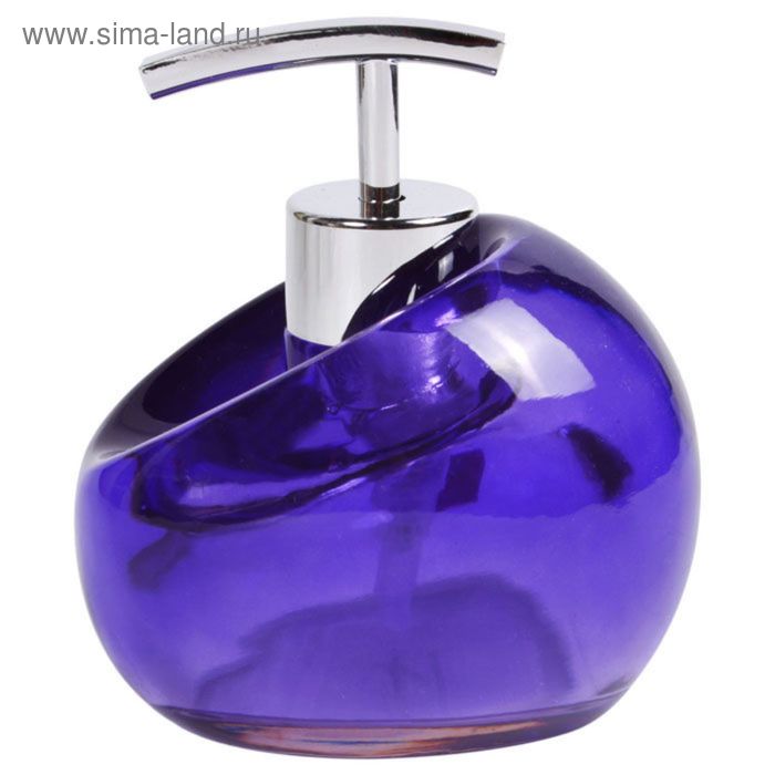 Дозатор для жидкого мыла Nora, цвет фиолетовый - Фото 1
