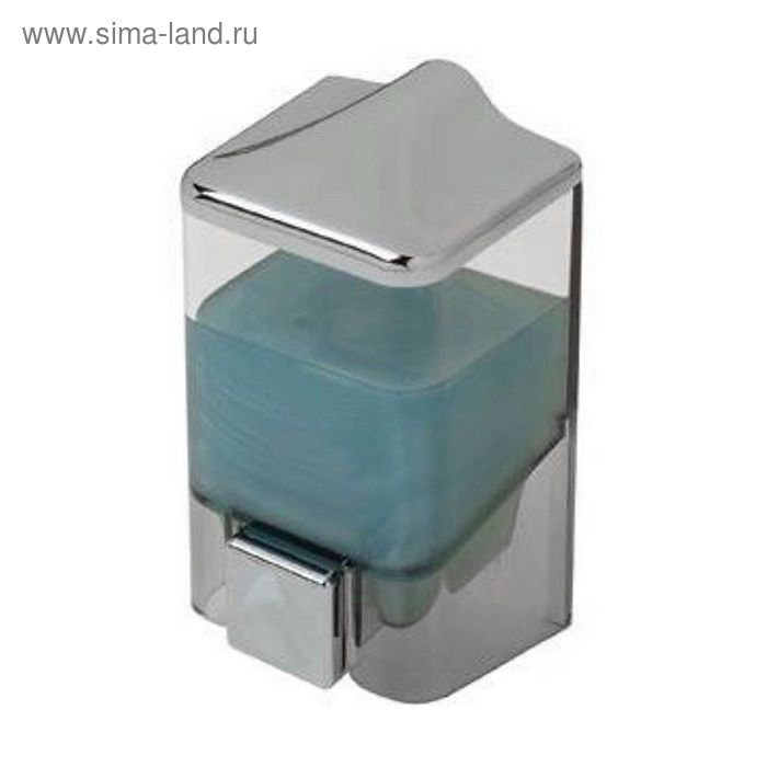 Дозатор для мыла 1000 мл, цвет прозрачный-хром - Фото 1