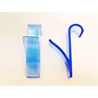 Набор крючков для полотенцесушителя 2 шт, цвет прозрачно-голубой - фото 306899041