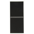 Альбом для зарисовок А5+, 20 листов на гребне Sketchbook Black, чёрная бумага, блок 140 г/м² - Фото 2