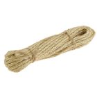 Верёвка сизалевая кручёная  6 мм (15 м) - Фото 1