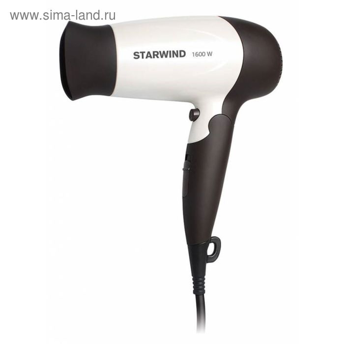 Фен Starwind SHT4517 1600Вт темно-коричневый/белый - Фото 1
