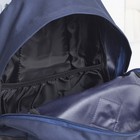 Рюкзак молодёжный, отдел на молнии, 2 наружных кармана, цвет синий - Фото 5