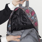 Рюкзак молодёжный, отдел на молнии, 2 наружных кармана, цвет серый - Фото 5