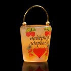 Фигурка-оберег «Ведёрко здоровья», селенит - Фото 1