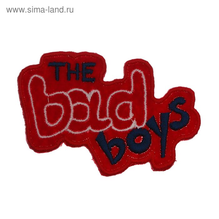 Термоаппликация The Bad Boys, цвет красный - Фото 1