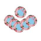 Тарелка бумажная «Розы», 18 см - Фото 2