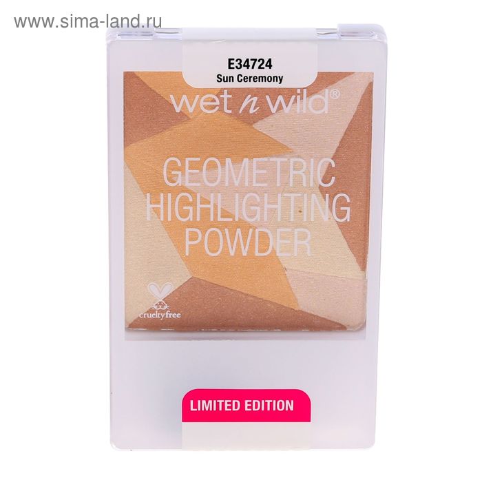 Пудра-хайлатер Wet n Wild, Geometric highlighting powder, цвет E34724 sun ceremony - Фото 1