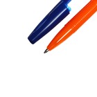 Ручка шариковая Office Style 820, узел 0.7 мм, чернила синие, корпус оранжевый неон - Фото 4