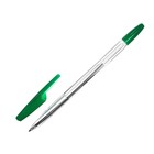 Ручка шариковая Office Style 820, узел 1.0 мм, чернила зелёные, корпус прозрачный - Фото 3